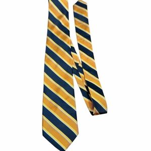 Harry Rosen - Classic Yellow and Blue Striped Tie